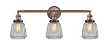 Innovations Lighting 205AC-BPBK-HRBK-G142 - Chatham 3 Light Mixed Metals Bath Vanity Light Mixed Metals