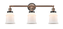 Innovations Lighting 205AC-BPBK-HRBK-G181 - Canton 3 Light Mixed Metals Bath Vanity Light Mixed Metals