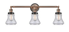 Innovations Lighting 205AC-BPBK-HRBK-G194 - Bellmont 3 Light Mixed Metals Bath Vanity Light Mixed Metals