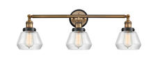 Innovations Lighting 205BB-BPBK-HRBK-G172 - Fulton 3 Light Mixed Metals Bath Vanity Light Mixed Metals