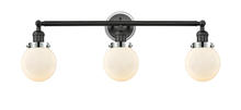 Innovations Lighting 205BK-BPPC-HRPC-G201-6 - Beacon Bath Vanity Light