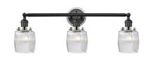 Innovations Lighting 205BK-BPPC-HRPC-G302 - Colton 3 Light Mixed Metals Bath Vanity Light Mixed Metals