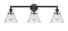 Innovations Lighting 205BK-BPPC-HRPC-G44 - Large Cone 3 Light Mixed Metals Bath Vanity Light Mixed Metals