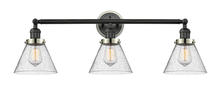 Innovations Lighting 205BK-BPPN-HRPN-G44 - Large Cone 3 Light Mixed Metals Bath Vanity Light Mixed Metals