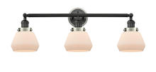 Innovations Lighting 205BK-BPSN-HRSN-G171 - Fulton 3 Light Mixed Metals Bath Vanity Light Mixed Metals