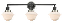 Innovations Lighting 205BK-BPSN-HRSN-G531 - Small Oxford 3 Light Mixed Metals Bath Vanity Light Mixed Metals