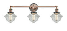 Innovations Lighting 205BP-ACBK-G534 - Small Oxford 3 Light Bath Vanity Light