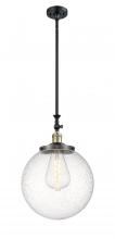 Innovations Lighting 206-BAB-G204-14 - Beacon - 1 Light - 12 inch - Black Antique Brass - Stem Hung - Mini Pendant