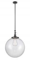 Innovations Lighting 206-OB-G204-18 - Beacon - 1 Light - 12 inch - Oil Rubbed Bronze - Stem Hung - Mini Pendant