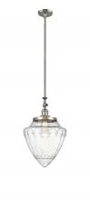 Innovations Lighting 206-SN-G664-12 - Bullet - 1 Light - 12 inch - Brushed Satin Nickel - Stem Hung - Mini Pendant