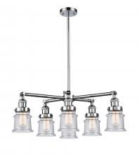 Innovations Lighting 207-6CR-PC-G184S - Small Canton 6 Light Chandelier