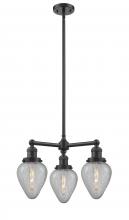 Innovations Lighting 207-OB-G165 - Geneseo - 3 Light - 26 inch - Oil Rubbed Bronze - Stem Hung - Chandelier