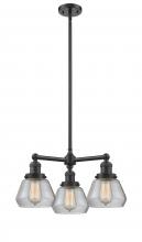 Innovations Lighting 207-OB-G172 - Fulton - 3 Light - 22 inch - Oil Rubbed Bronze - Stem Hung - Chandelier