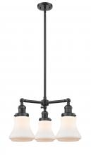 Innovations Lighting 207-OB-G191 - Bellmont - 3 Light - 18 inch - Oil Rubbed Bronze - Stem Hung - Chandelier