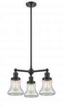 Innovations Lighting 207-OB-G192 - Bellmont - 3 Light - 18 inch - Oil Rubbed Bronze - Stem Hung - Chandelier