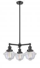 Innovations Lighting 207-OB-G532 - Oxford - 3 Light - 20 inch - Oil Rubbed Bronze - Stem Hung - Chandelier