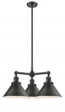 Innovations Lighting 207-OB-M10 - Briarcliff - 3 Light - 24 inch - Oil Rubbed Bronze - Stem Hung - Chandelier