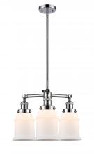 Innovations Lighting 207-PC-G181 - Canton - 3 Light - 18 inch - Polished Chrome - Stem Hung - Chandelier