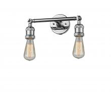 Innovations Lighting 208-PC - Bare Bulb 2 Light Bath Vanity Light