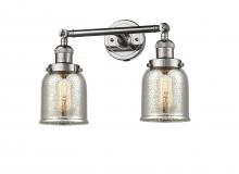 Innovations Lighting 208-PN-G58 - Bell - 2 Light - 15 inch - Polished Nickel - Bath Vanity Light