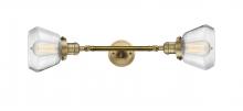 Innovations Lighting 208L-BB-G172 - Fulton - 2 Light - 7 inch - Brushed Brass - Bath Vanity Light