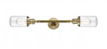 Innovations Lighting 208L-BB-G312 - Dover - 2 Light - 5 inch - Brushed Brass - Bath Vanity Light