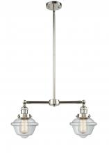 Innovations Lighting 209-PN-G532 - Oxford - 2 Light - 24 inch - Polished Nickel - Stem Hung - Island Light