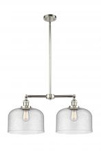 Innovations Lighting 209-PN-G74-L - Bell - 2 Light - 21 inch - Polished Nickel - Stem Hung - Island Light