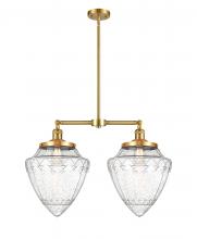 Innovations Lighting 209-SG-G664-12 - Bullet - 2 Light - 24 inch - Satin Gold - Stem Hung - Island Light