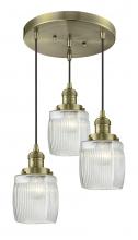 Innovations Lighting 211/3-AB-G302 - Colton 3 Light Multi-Pendant