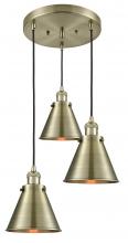 Innovations Lighting 211/3-AB-M13-AB - Appalachian 3 Light Multi-Pendant