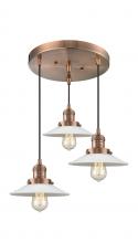 Innovations Lighting 211/3-AC-G1 - Halophane 3 Light Multi-Pendant