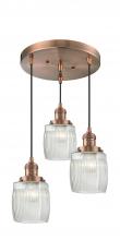 Innovations Lighting 211/3-AC-G302 - Colton 3 Light Multi-Pendant