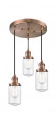 Innovations Lighting 211/3-AC-G312 - Dover 3 Light Multi-Pendant