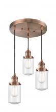 Innovations Lighting 211/3-AC-G314 - Dover 3 Light Multi-Pendant