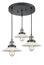 Innovations Lighting 211/3-BAB-G1 - Halophane 3 Light Multi-Pendant