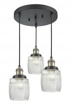 Innovations Lighting 211/3-BAB-G302 - Colton 3 Light Multi-Pendant