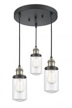 Innovations Lighting 211/3-BAB-G312 - Dover 3 Light Multi-Pendant