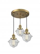 Innovations Lighting 211/3-BB-G532 - Small Oxford 3 Light Multi-Pendant