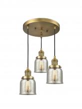 Innovations Lighting 211/3-BB-G58 - Small Bell 3 Light Multi-Pendant