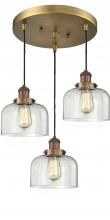 Innovations Lighting 211/3-BB-G72 - Large Bell 3 Light Multi-Pendant