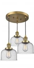 Innovations Lighting 211/3-BB-G74 - Large Bell 3 Light Multi-Pendant