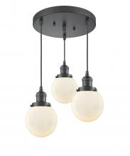 Innovations Lighting 211/3-OB-G201-6 - Beacon Multi-Pendant