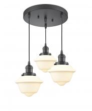 Innovations Lighting 211/3-OB-G531 - Small Oxford 3 Light Multi-Pendant