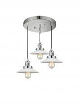 Innovations Lighting 211/3-PN-G1 - Halophane 3 Light Multi-Pendant