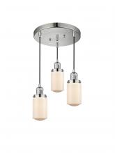 Innovations Lighting 211/3-PN-G311 - Dover 3 Light Multi-Pendant