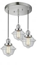 Innovations Lighting 211/3-PN-G532 - Small Oxford 3 Light Multi-Pendant