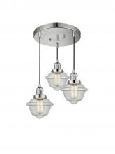 Innovations Lighting 211/3-PN-G534 - Small Oxford 3 Light Multi-Pendant