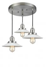 Innovations Lighting 211/3-SN-G1 - Halophane 3 Light Multi-Pendant