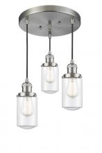 Innovations Lighting 211/3-SN-G312 - Dover 3 Light Multi-Pendant